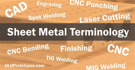 sheet metal terminology